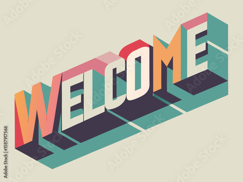 vector illustration of a modern business card