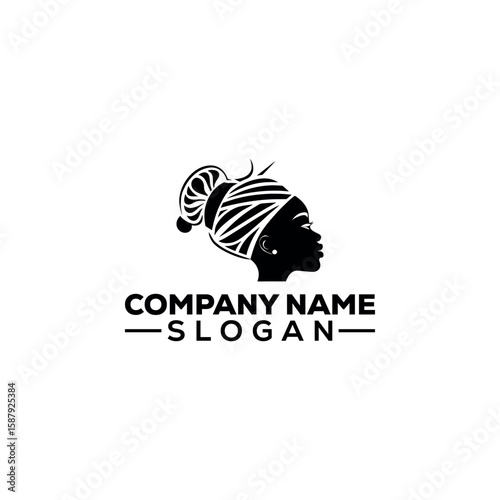 Wallpaper Mural Woman Profile with Laurel Wreath Emblem Torontodigital.ca