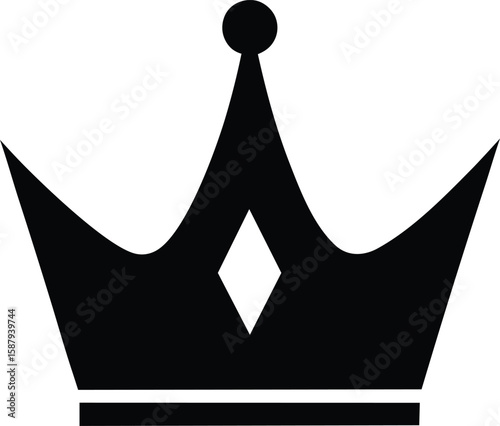 minimal crown icon