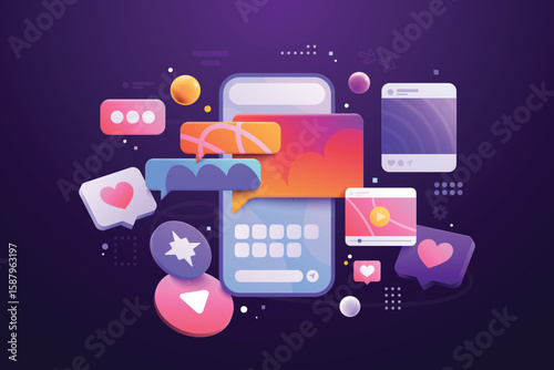 Engaging Content for Social Media Growth Composition