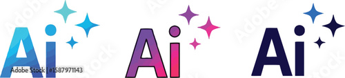 Artificial intelligence logos offer a modern design with digital, futuristic aesthetics for brand expression.