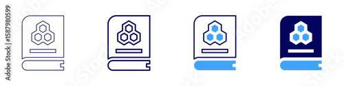 Deep learning icon in 4 different styles. Thin Line, Line, Bold Line, Duotone. Duotone style. Editable stroke