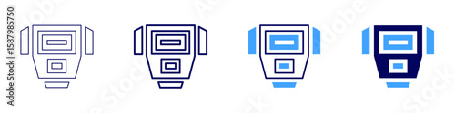 Scientific revolution icon in 4 different styles. Thin Line, Line, Bold Line, Duotone. Duotone style. Editable stroke