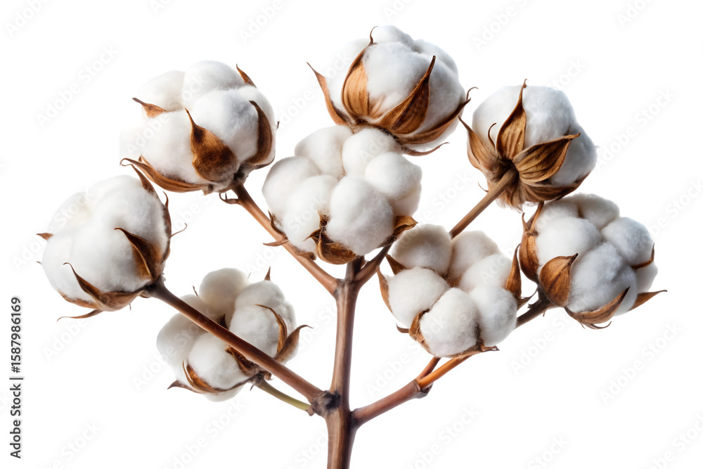 Cotton plant isolated on transparent surface PNG transparent background Cotton plant isolated on transparent surface PNG transparent background