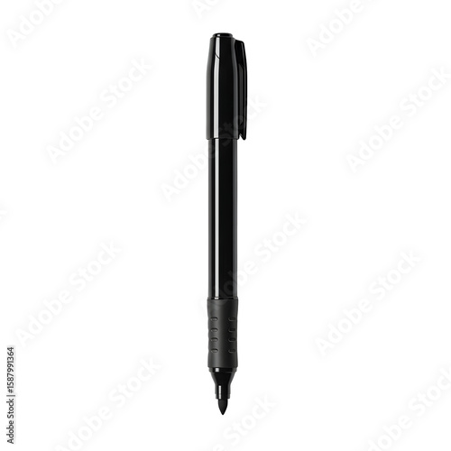 Isolated black marker drawing tool stationery