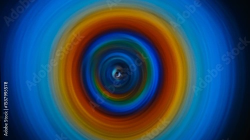 Animated Hypnosis pattern, Surreality abstract motion graphics, vertigo hallucinations induced by stroboscopic flicker