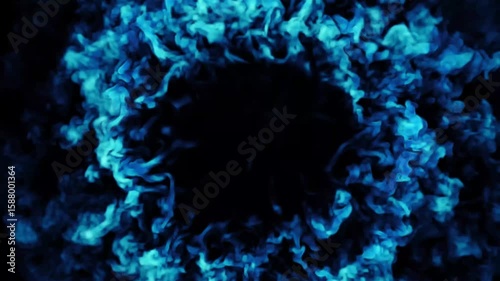 smoke shockwave effect animation