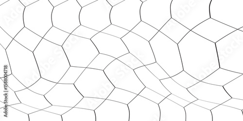 Abstract Irregular Polygon Mesh Pattern – Cracked Organic Cell Structure Background