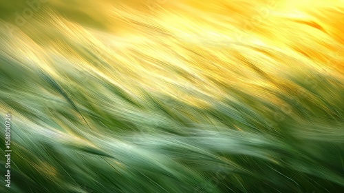 Wild grass blowing with motion blur soft depth and backlight tones ideal for peaceful nature and environmental visuals