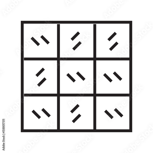 Single icons rubber outline related to flooring. Icons for web and mobile app. Linear icon collection. Editable stroke. Vector illustration