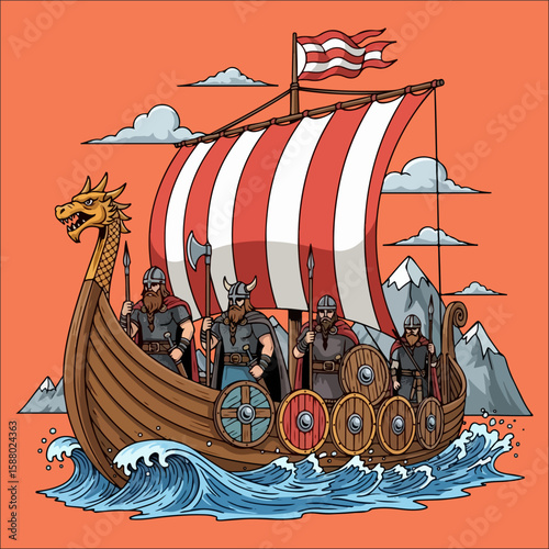 vikings vector