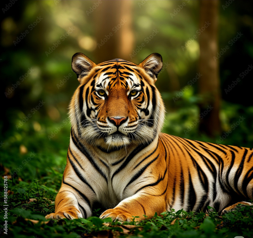 Fototapeta premium portrait of a tiger