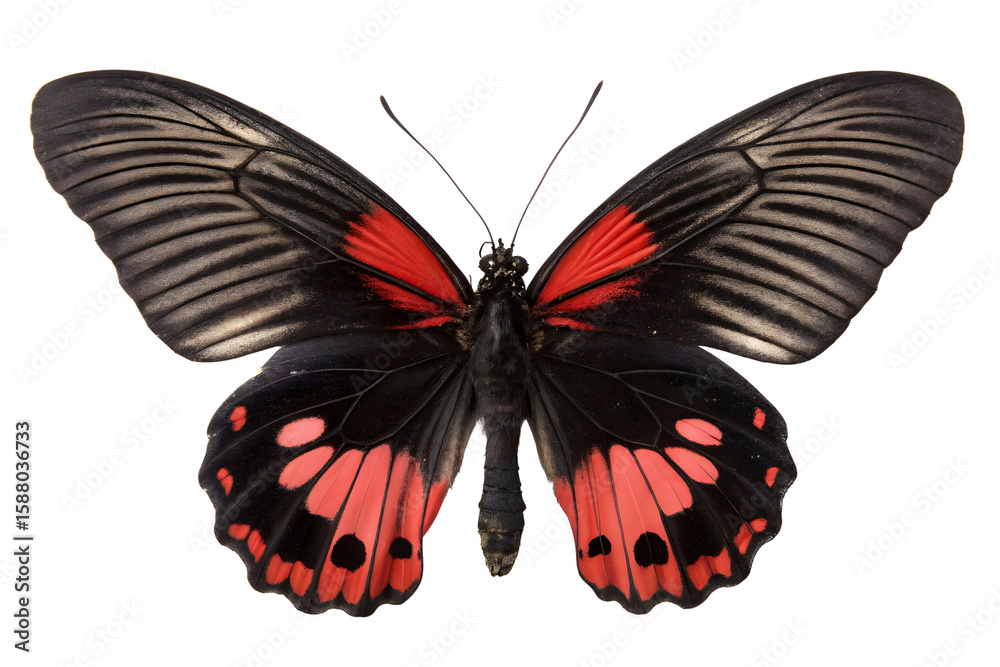 Fototapeta premium butterfly on white background