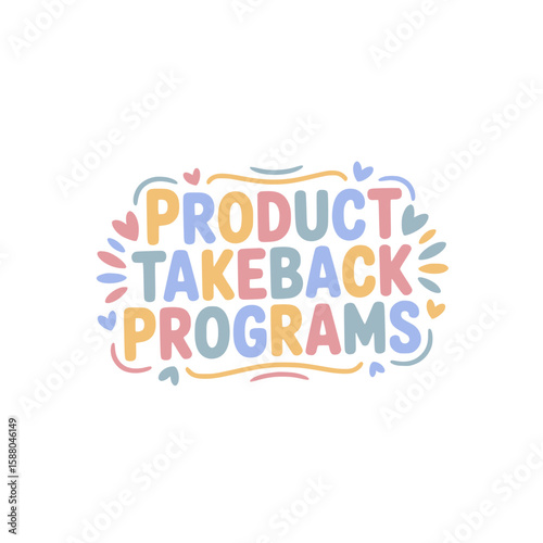 Product Takeback Programs Design Graphic