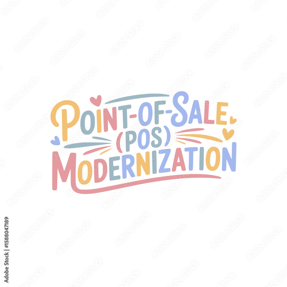 Fototapeta premium Modern Point-of-Sale System Upgrade