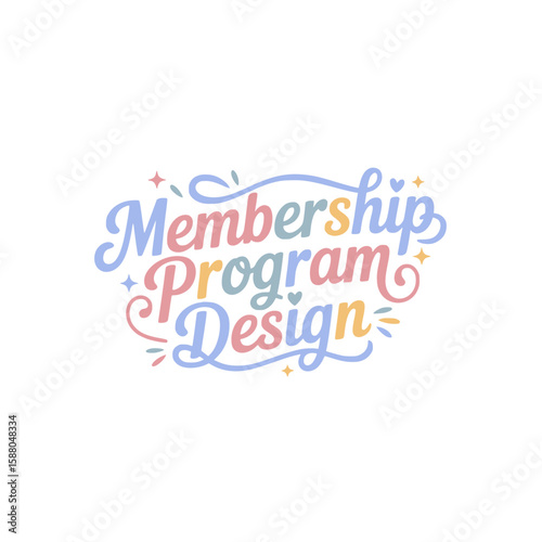Membership Program Design Template Graphic