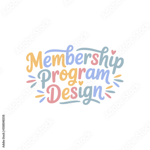 Membership Program Design Template Graphic