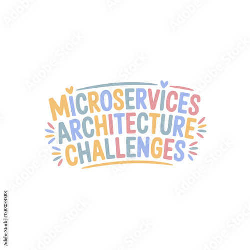 Microservices Architecture Challenges Sticker