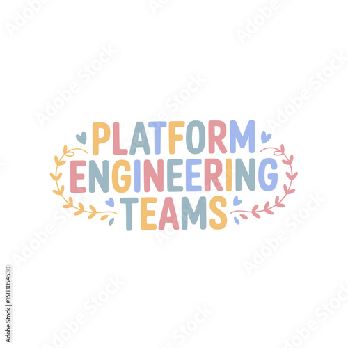 Platform Engineering Teams Sticker Design