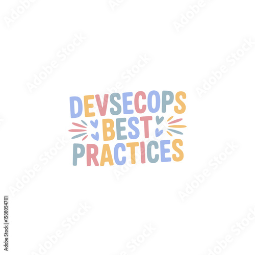 DevSecOps Best Practices Sticker Design