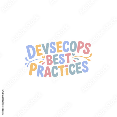 DevSecOps Best Practices Sticker Design