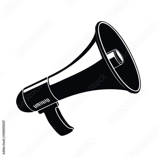 Simple Design Icon Megaphone Illustration