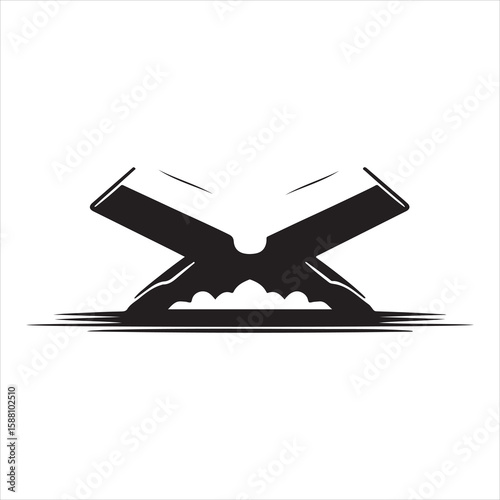 holy quran silhouette , black colour vacktor 