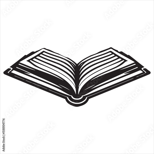 holy quran silhouette , black colour vacktor 