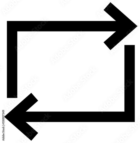 シンプルでスタイリッシュな矢印 ベクター