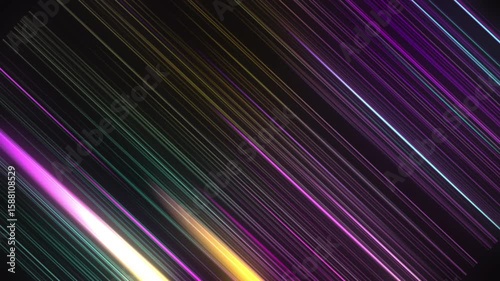 Neon Background - Waves 45 degree
