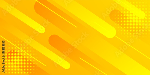 Bright orange-yellow gradient abstract dynamic background. Modern wallpapers. Suitable for templates, sale banners, events, ads, web and pages, vector