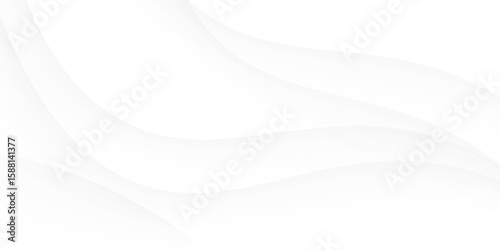 Luxury abstract texture white background with soft and beautiful waves.vector eps10