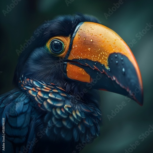 toucan bird in the jungle HD banner wallpaper Nature Flora and Fauna 