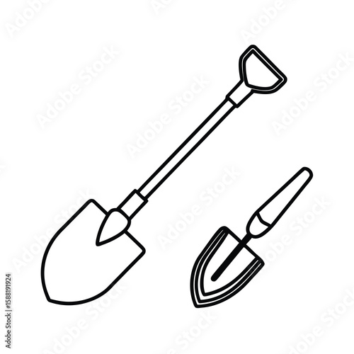gardening trowel tools set for planting and diggin