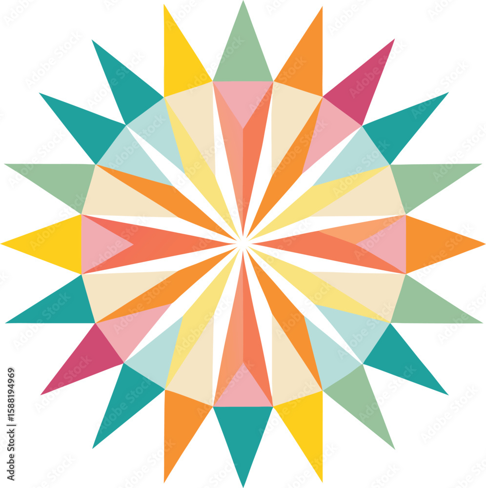 Rainbow Arch Layer Vector in Colorful Seamless Design