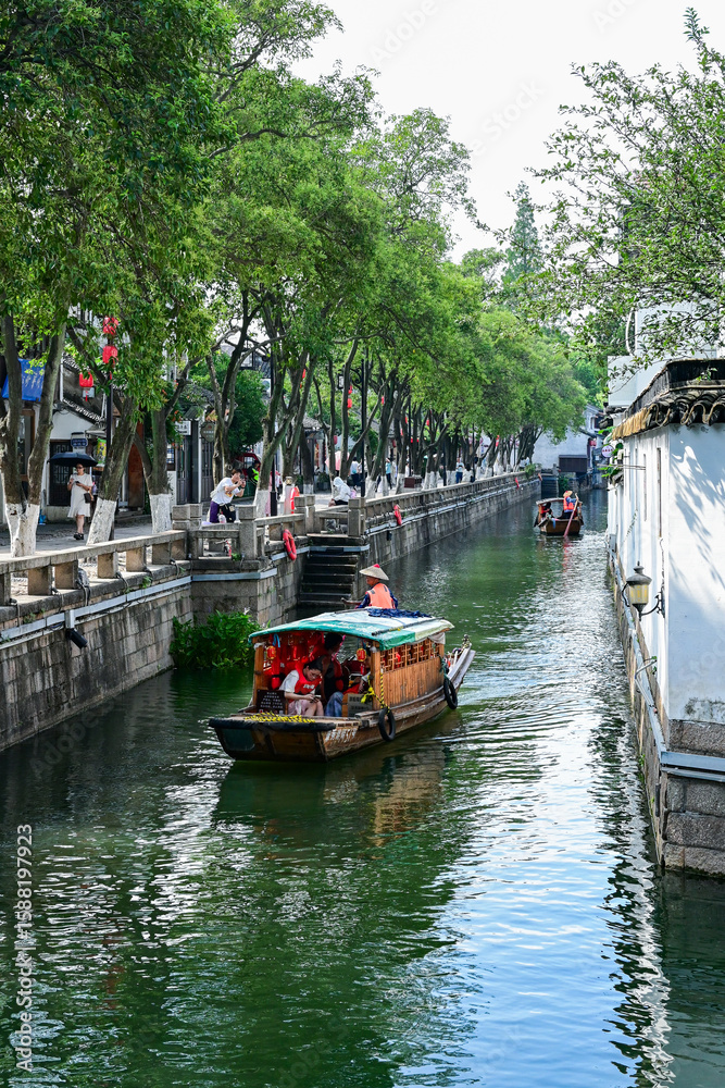 Naklejka premium 蘇州・平江路歴史地区