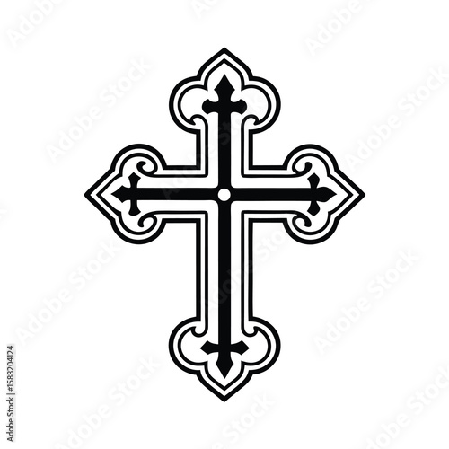 orthodox cross religious symbol Christian father 