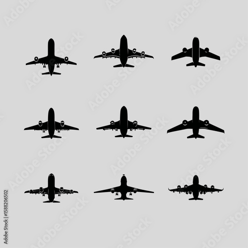 Air & Futuristic Transportation Icons