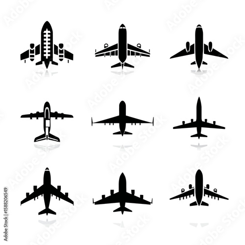 Air & Futuristic Transportation Icons