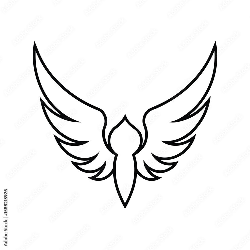 Obraz premium eagle with wings