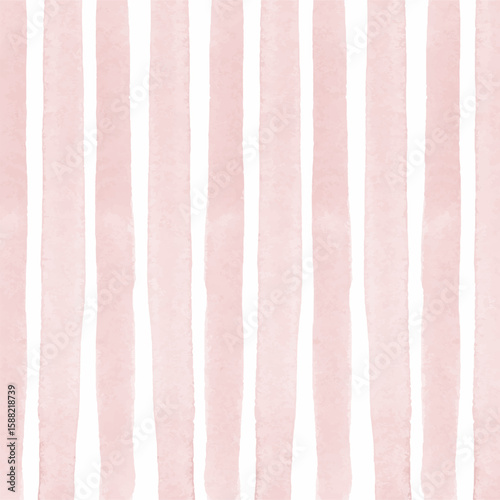 Watercolor Pink Stripe Texture