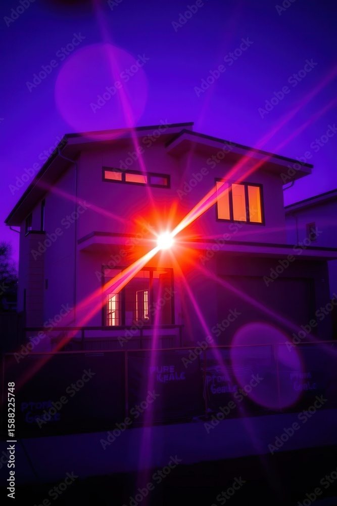 Obraz premium illustration of the design of a modern house