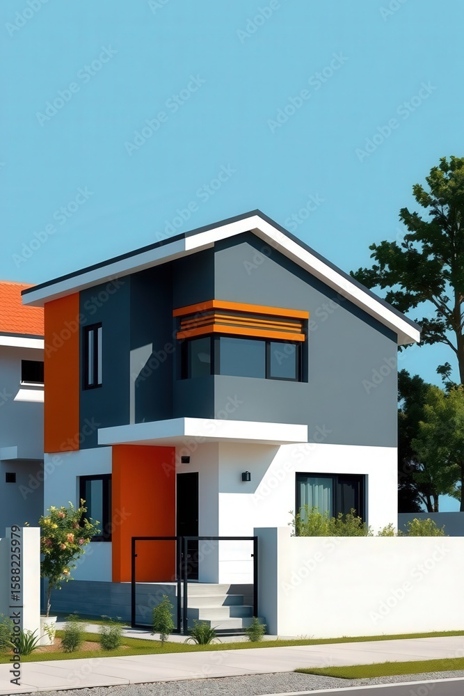 design of a modern minimalist house design of a modern minimalist house