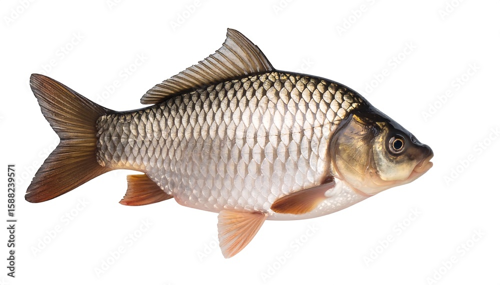Fototapeta premium Profile view of a carp
