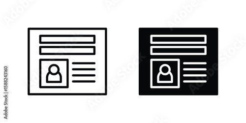 License icon line style graphic design .editable vectors.