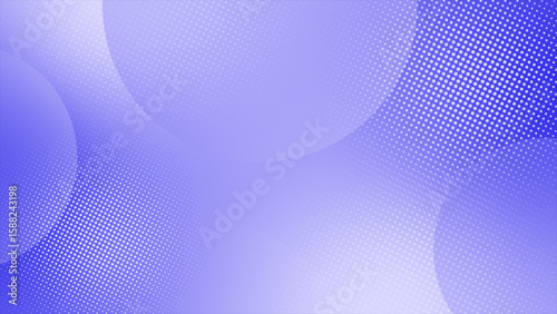 Blue color circles and halftone dots pattern Abstract background. Grey and white backdrop background