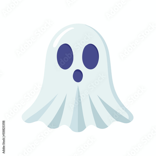 Expressive Spirit, Cute Ghost Vector