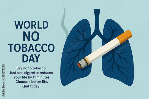 World No Tobacco Day Anti-Smoking Awareness Poster