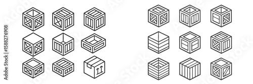 Geometric design of interconnected blocks with various patterns arranged in orderly fashion