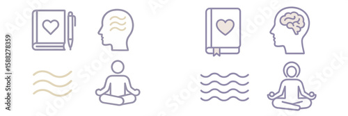 Exploring mindfulness and journaling as tools for emotional well-being and mental clarity in a serene setting